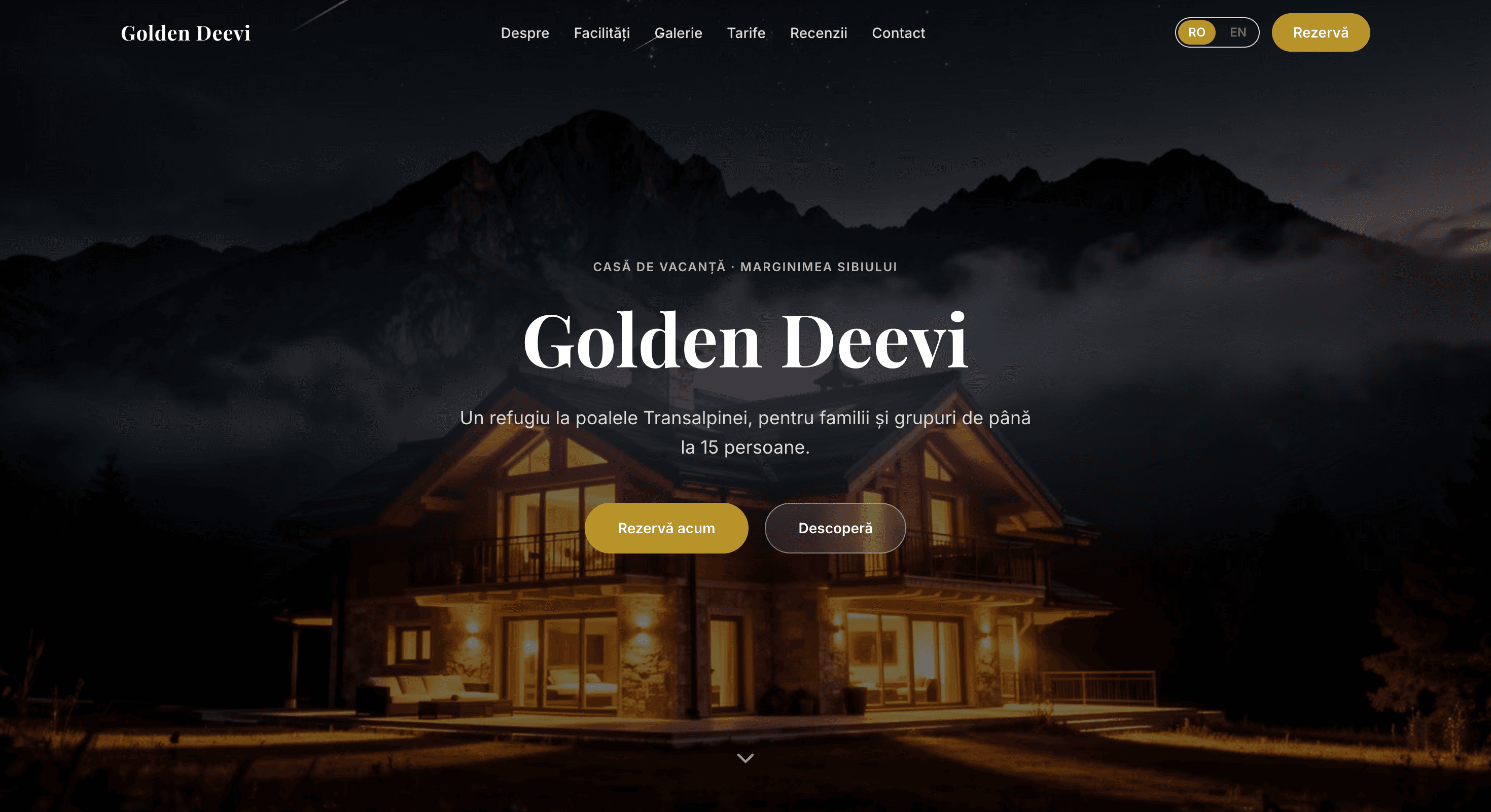 Site nou Golden Deevi, după redesign-ul realizat de Sponte