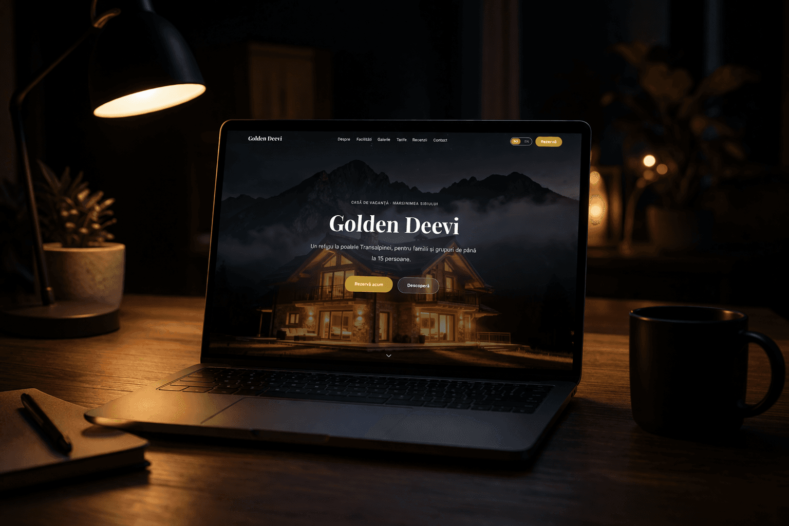 Golden Deevi — casă de vacanță de lux la poalele Transalpinei
